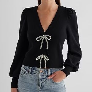 Express Bow Cardigan